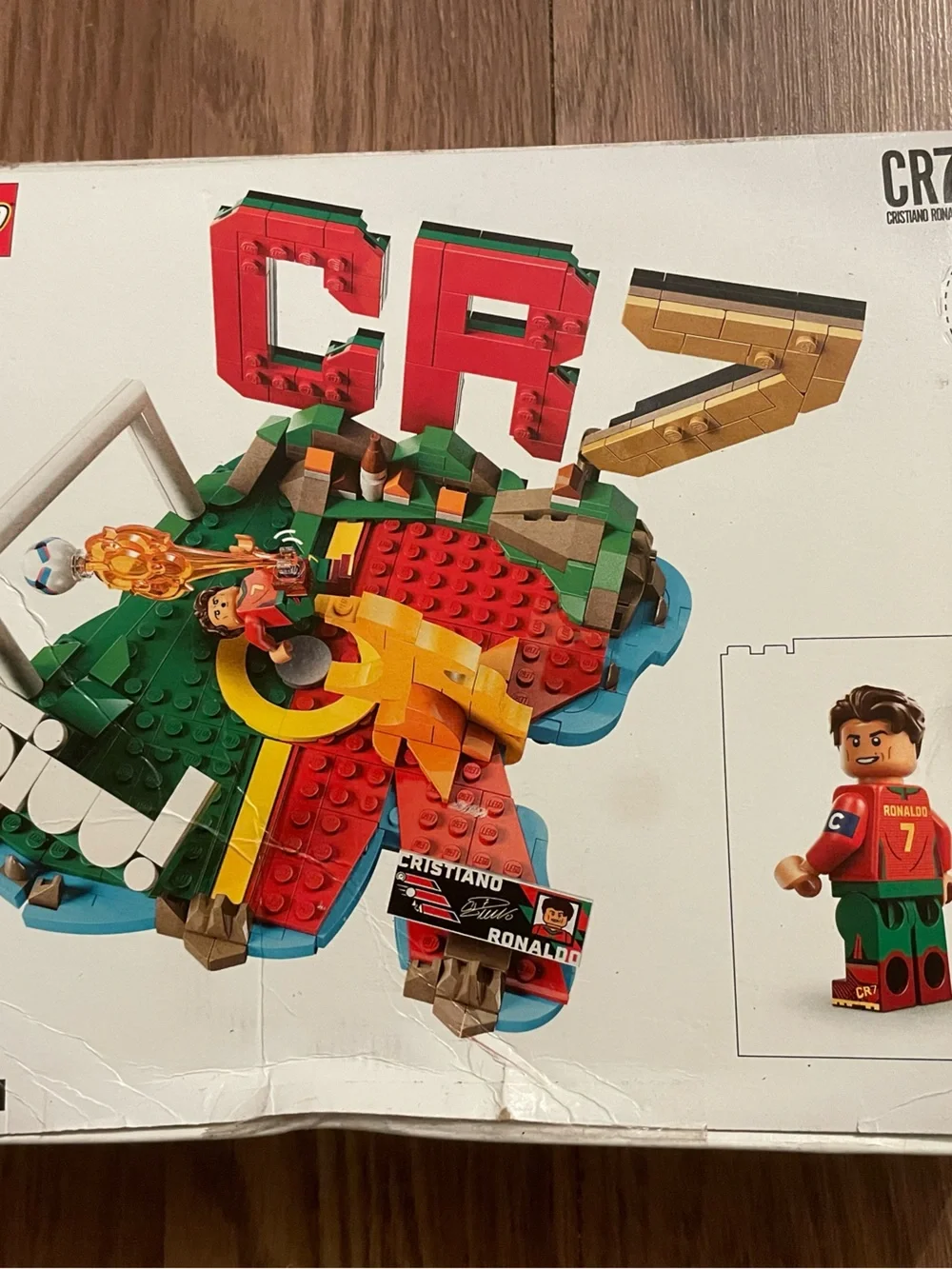 Lego Soccer Trophy Playset in Red, Green, Yellow, Gold, Blue